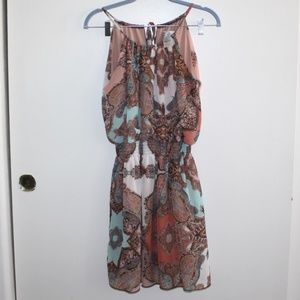 Juniors Paisley Mini Spring/Summer Dress